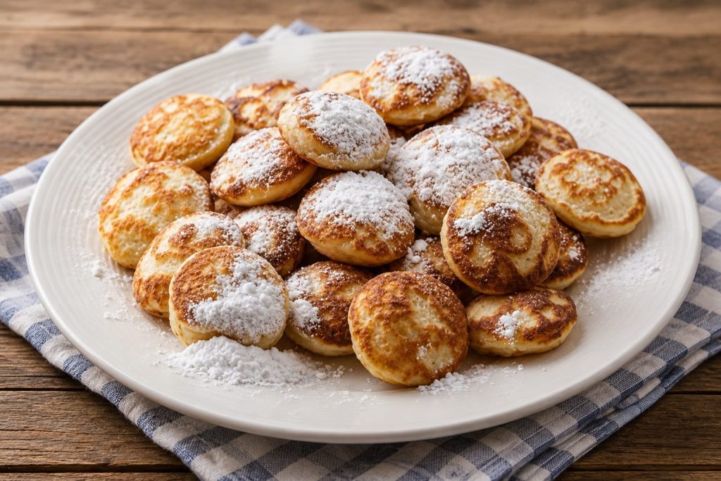 Poffertjes / Dutch mini pancakes