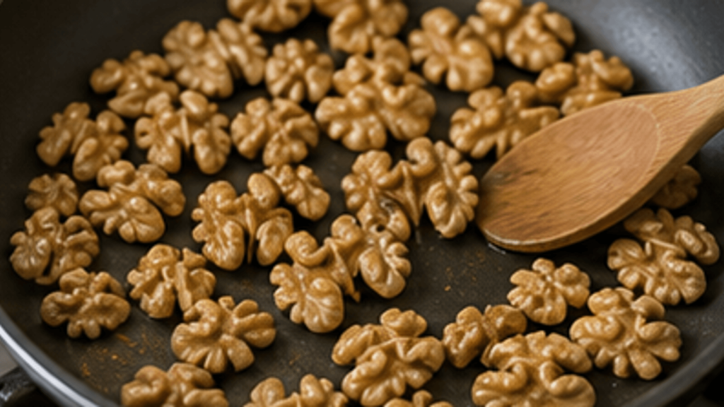 sugar-syrup-walnuts-roast