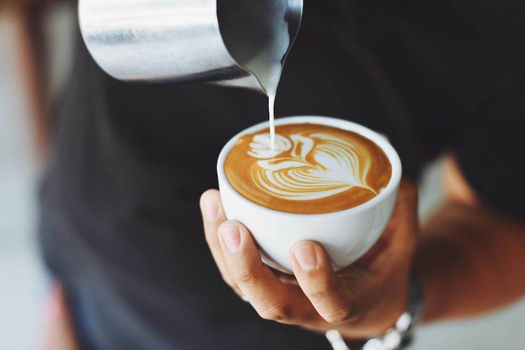 fresh made barista coffee